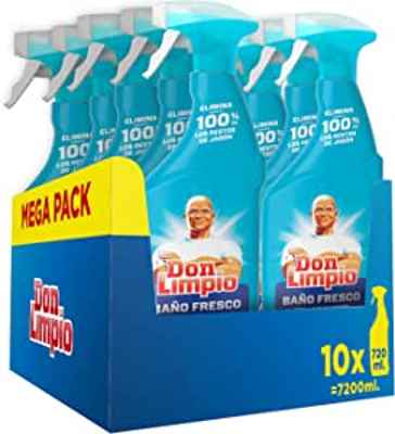 10 Detergente en Spray Don Limpio Baño 7.2 L