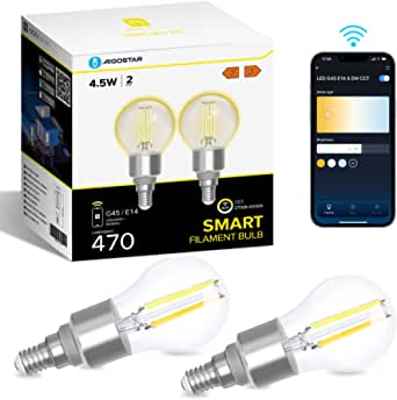 2 bombillas inteligentes Aigostar LED E14