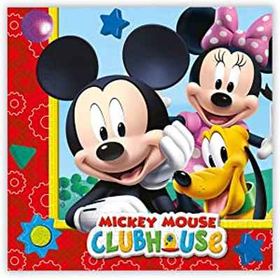  20 servilletas Mickey Mouse