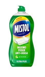 3× Mistol Ultra Plus - Lavavajillas líquido mano, concentrado, 950 ml