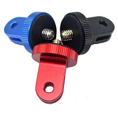 3 Piezas Adaptador de Trípode, Adaptador de Montaje Trípode Exquisito y Duradero, Adaptador de Montaje de Metal para Trípode de Cámara Compatible con Soportes GoPro