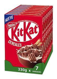 7 paquetes de cereales de kit kat
