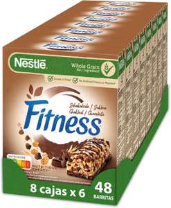 8X Nestlé Fitness Chocolate Barritas de cereales integrales