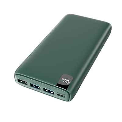 A ADDTOP Batería Externa 26800 mAh 22.5W Power Bank con LCD Digital Display USB C PD Cargador Portátil para Smartphone Tablet