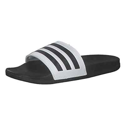 adidas Adilette Comfort, Slide Sandal Unisex Adulto, Cloud White/Core Black/Core Black, 37 EU