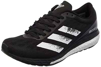 adidas Adizero Boston 9, Running Shoe Mujer, Core Black/Cloud White/Grey, 39 1/3 EU