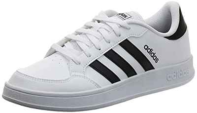 adidas Breaknet, Sneaker Hombre, Cloud White/Core Black/Core Black, 44 EU