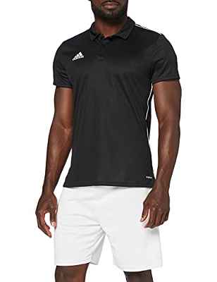 Adidas CORE18 POLO Polo shirt, Hombre, Black/ White, XL