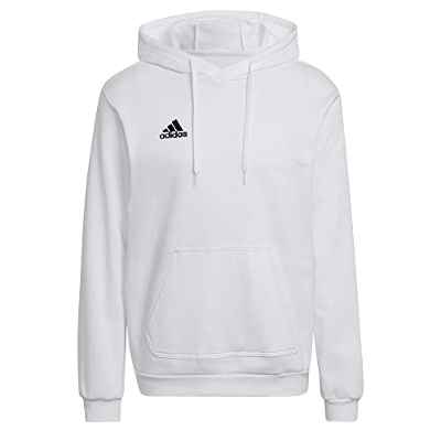 adidas ENT22 Hoody Sweatshirt, Men's, White/Black, L