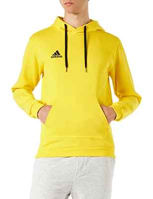 adidas ENT22 Hoody Sweatshirt, Team Yellow/Black, L Men's