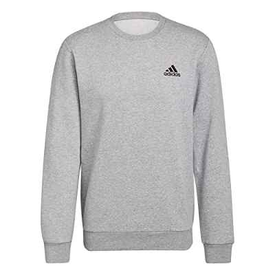 adidas, Essentials Fleece, Camisa De Entrenamiento, Mgreyh/Negro, S, Hombre