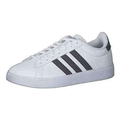 Adidas Grand Court 2.0, Sneaker Hombre, FTWR White/Core Black/FTWR White, 43 1/3 EU