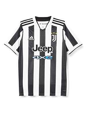 adidas JUVE H JSY Y T-Shirt, Boys, White/Black, 910Y