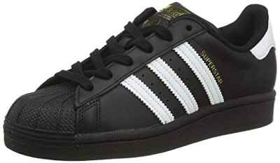 Adidas Originals Superstar J, Zapatillas de Básquetbol, Core Black/Footwear White/Core Black, 38 EU