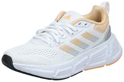 Adidas Questar W, Zapatillas de Running Mujer, Blanco Ámbar Pulsado Plata Mate, 37 1/3 EU