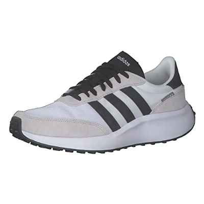Adidas Run 70s, Sneaker Hombre, FTWR White/Core Black/Dash Grey, 41 1/3 EU