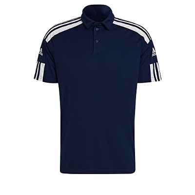 adidas SQ21 Polo Shirt, Men's, Team Navy Blue/White, L
