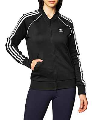 adidas SST Tracktop PB Sudadera, Mujer, Negro (Black/White), 34