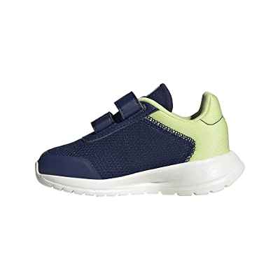 Adidas Tensaur Run 2.0 CF I, Zapatillas de Gimnasia Unisex niños, Dark Blue/Core White/Pulse Lime, 25 EU