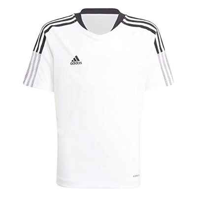 adidas TIRO21 TR JSY Y T-Shirt, Unisex-Child, Blanco, 1314