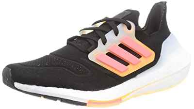 adidas Ultraboost 22, Zapatillas Hombre, Core Black/Turbo/Flash Orange, 43 1/3 EU