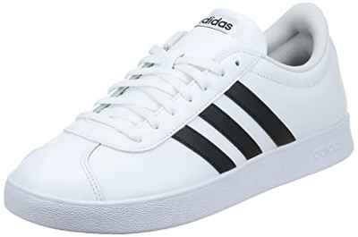 adidas VL Court 2.0, Zapatillas Hombre, Blanco (Footwear White/Core Black/Core Black 0), 40 2/3 EU