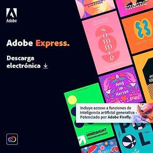 Adobe Express Premium | Plan de prepago durante 1 año | Para web, Android e iOS | 100 GB de almacenamiento incluidos