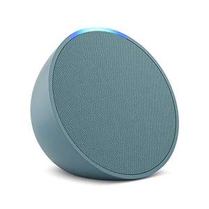 Altavoz inteligente - Amazon Echo Pop, Bluetooth con Alexa de sonido potente y compacto. Varios colores y Opciones Con Bombilla y Smart Plug