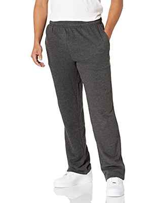 Amazon Essentials Fleece Sweatpant Pantalones, Gris (Charcoal Heather), X-Large
