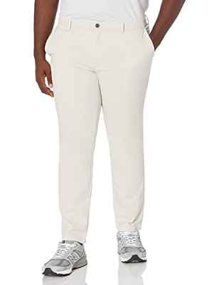 Amazon Essentials Pantalones Chinos de Pitillo, Elásticos, Informales Hombre, Piedra, 36W / 29L