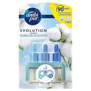 Ambi Pur 3Volution Nubes de Algodón Recambio Para Ambientador Eléctrico - 21 ml