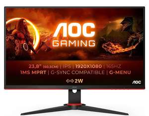 AOC Gaming 24G2SPAE - Monitor FHD de 24 Pulgadas, 165 Hz, MPRT de 1 ms, FreeSync, Compatible con G-Sync