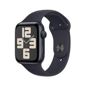 Apple Watch SE de 2.ªgeneración, 2023 (GPS, 44 mm) - Caja de Aluminio en Color Medianoche - Correa Deportiva Color Medianoche