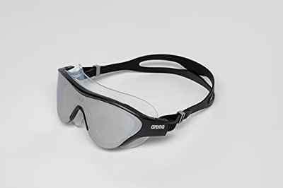 ARENA The One Mask Mirror Gafas, Unisex-Adult, Silver-Black-Black, No Size