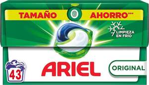 Ariel Original Todo En Uno Pods, Detergente Lavadora Liquido en Capsulas/Pastillas, 43 Lavados