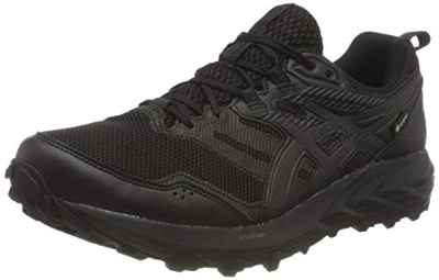 Asics Gel-Sonoma 6 G-TX, Trail Running Shoe Hombre, Black/Black, 42 EU