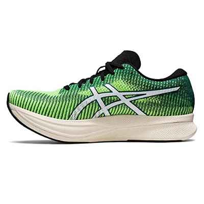 ASICS Magic Speed 2, Running Shoe Hombre, Safety Yellow/White, 44 EU