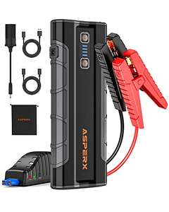 ASPERX Arrancador de Coches 2500A 21000mAh