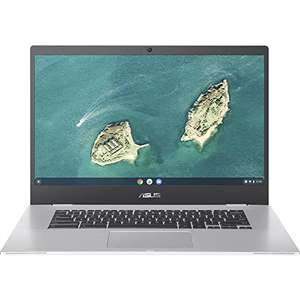 ASUS Chromebook - Ordenador Portátil 15.6" HD (Celeron N3350, 8GB RAM, 64GB eMMC, HD Graphics 500, Sistema operativo Chrome) Color Plata