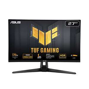 ASUS TUF Gaming VG27AQA1A - Monitor de 27" WQHD (2560x1440), Overclock 170Hz (por encima de 144Hz)