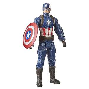 Avengers Marvel Titan Hero Series - Figura de acción de Capitán América de 30 cm