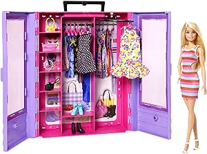 Barbie Fashionista Armario portátil para ropa