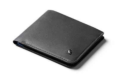 Bellroy Hide & Seek Wallet, Cartera Slim de Piel con Billetera, Disponible con protección RFID, Bolsillo Oculto (Máx. 12 Tarjetas, Efectivo, Monedero) - Charcoal