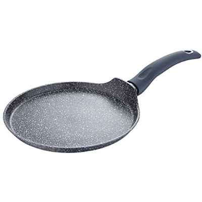 Bergner Orion Pancake Pan, Aluminio Forjado, Gris, 24 cm