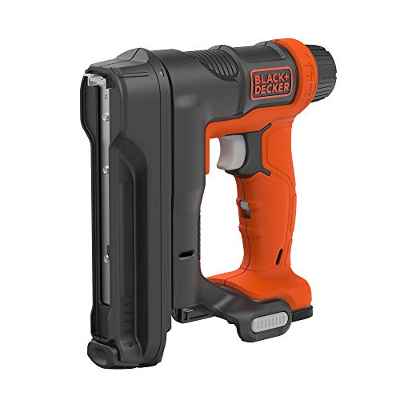 BLACK+DECKER BDCT12N-XJ - Grapadora clavadora 12 V, acepta grapas 6-14 mm, clavos 12 y 15 mm