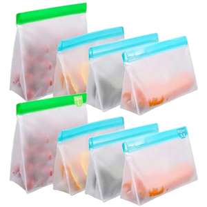 Bolsas de congelación de silicona Reutilizables 8 unidades