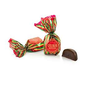 Bombones Venchi de Ron en Paquete de 1 kg - Chocolate Negro y Conchado al Ron Caribeño Sin Gluten y Vegano