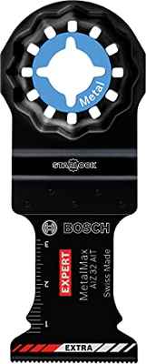 Bosch Professional 1x Hoja de multiherramienta Expert MetalMax AIZ 32 AIT (para Acero, Acero inoxidable, Anchura 32 mm, accesorios Multiherramienta)