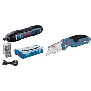 Bosch Professional Bosch GO - Atornillador a batería (3,6V, set 25 puntas, en L-BOXX Mini)