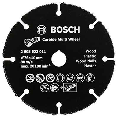 Bosch Professional - Disco de corte de metal duro MultiWheel para amoladora, 76 mm